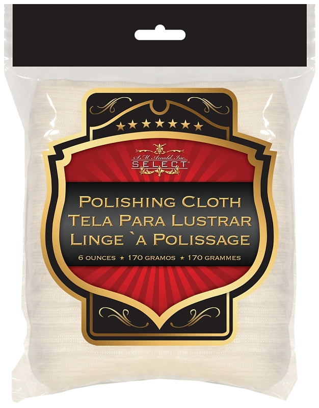 SM ARNOLD SM Arnold 85-710 Polishing Cloth, 6 oz, Polyester, Natural AUTOMOTIVE SM ARNOLD