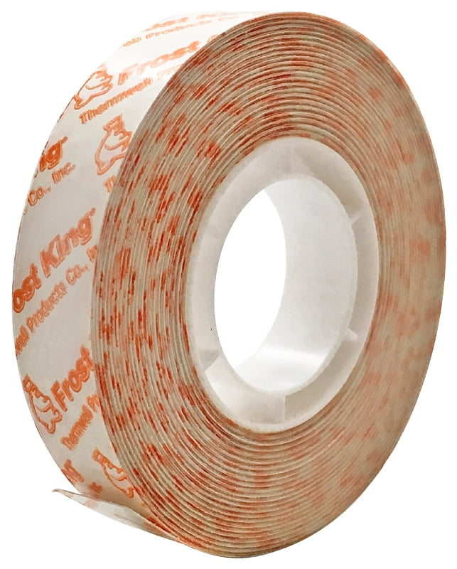 FROST KING Frost King V78/54H Window Mounting Tape, 1/2 in W, 54 ft L, Vinyl