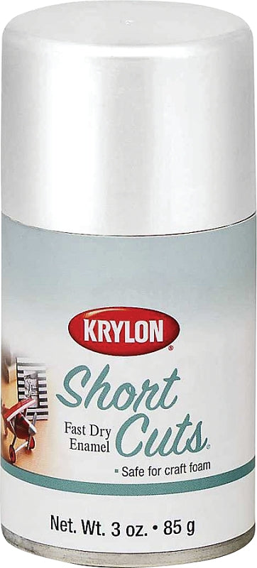 KRYLON Krylon KSCS053 Craft Spray Paint, High-Gloss, White, Can, 3 oz