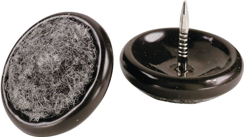 SHEPHERD Shepherd Hardware 9103 Furniture Glide, Round, 1 in Dia Dimensions, 4/PK