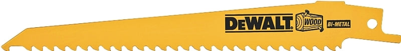 DEWALT DEWALT DW4848 Reciprocating Saw Blade, 3/4 in W, 9 in L, 5/8 TPI
