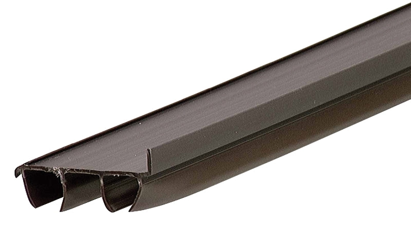 M-D M-D 82586 Door Bottom, Brown, 36 in L, 1-3/4 in W, 1/2 in H, Vinyl