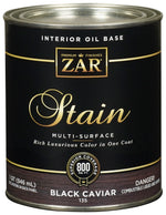 ZAR ZAR 13512 Wood Stain, Tint Base, Dark Brown, Liquid, 1 qt