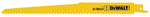 DEWALT DEWALT DW4803 Reciprocating Saw Blade, Applicable Materials: Wood, 3/4 in W, 9 in L, 6 TPI TOOLS DEWALT