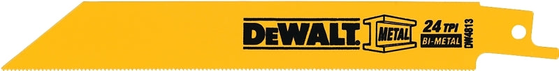 DEWALT DEWALT DW4813 Reciprocating Saw Blade, Applicable Materials: Angle Iron, Hard Rubber, Metal, 3/4 in W TOOLS DEWALT