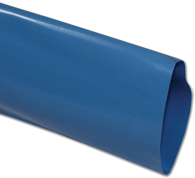 ABBOTT RUBBER Abbott Rubber T36 Series T36005002 Flat Discharge Hose, 2 in ID, 150 ft L, Polyethylene, Blue
