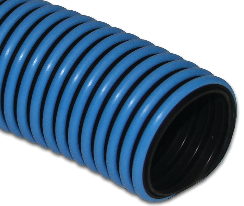 ABBOTT UDP T32005001/RPSP Pool Vacuum Hose, 1-1/4 in ID, 50 ft L, Polyethylene, Black/Blue PLUMBING, HEATING & VENTILATION ABBOTT