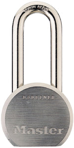 MASTER LOCK Master Lock 930DLHPF Padlock, Keyed Different Key, 7/16 in Dia Shackle, Boron Steel Shackle, Steel/Zinc Body