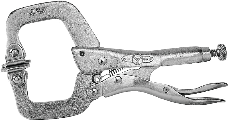 IRWIN Irwin 165 C-Clamp, 300 lb Clamping, 1-5/8 in Max Opening Size, 1-1/4 in D Throat, Steel Body