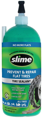 SLIME Slime 10009 Tire Sealant, 946 mL Squeeze Bottle, Liquid, Characteristic AUTOMOTIVE SLIME