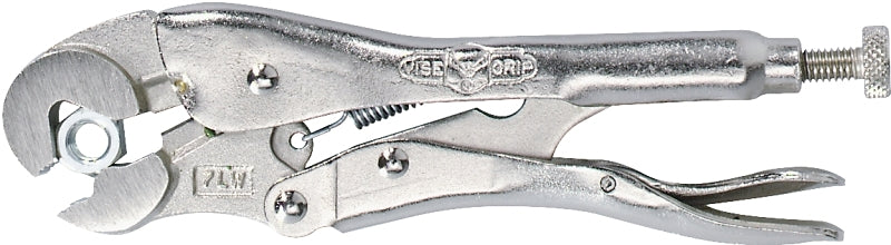IRWIN Irwin Original Series 04 Locking Plier, 7 in OAL, 3/4 in Jaw Opening, Plain-Grip Handle, 3/8 in W Jaw, 1-3/16 in L Jaw
