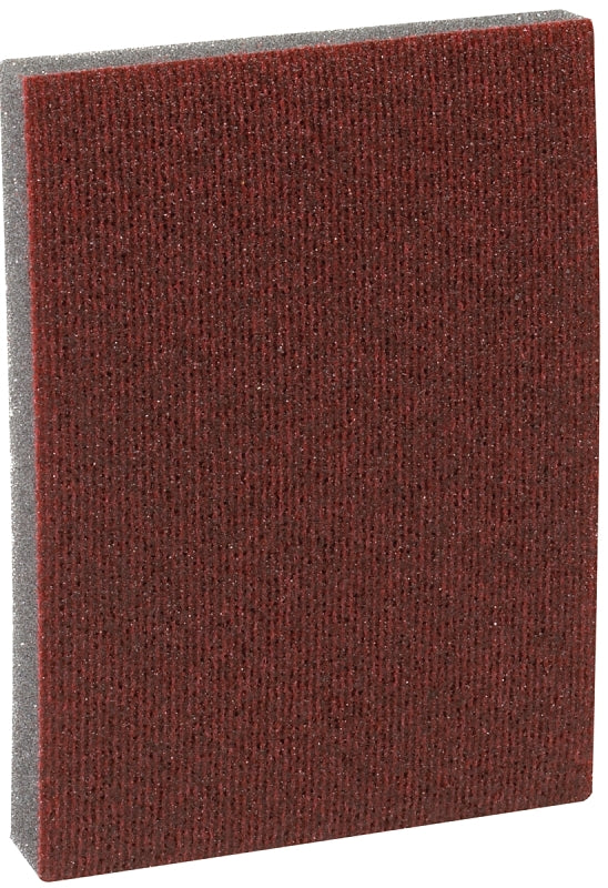 3M 3M Pro-Pad 07058 Sanding Sponge, 4 in L, 2-7/8 in W, 80 Grit, Medium, Aluminum Oxide Abrasive BUILDING MATERIALS 3M