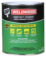 DAP DAP 25332 Contact Cement, Liquid, White, 1 qt Can PAINT DAP