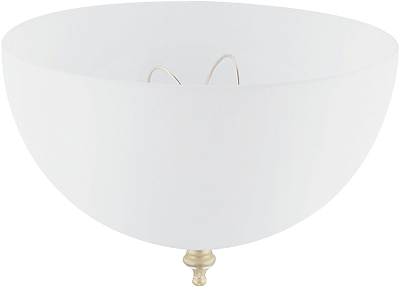 WESTINGHOUSE Westinghouse 8149400 Light Shade, Dome, Acrylic, White