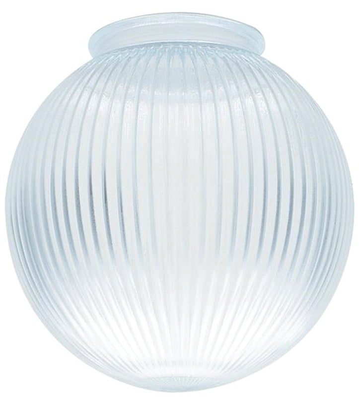 WESTINGHOUSE Westinghouse 8525400 Light Shade, 6-3/8 in Dia, Globe, Glass, Clear