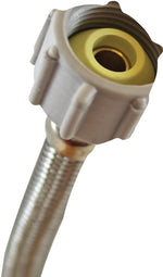 FLUIDMASTER Fluidmaster B1T09 Toilet Connector, 3/8 in Inlet, Compression Inlet, 7/8 in Outlet, Ballcock Outlet, 9 in L