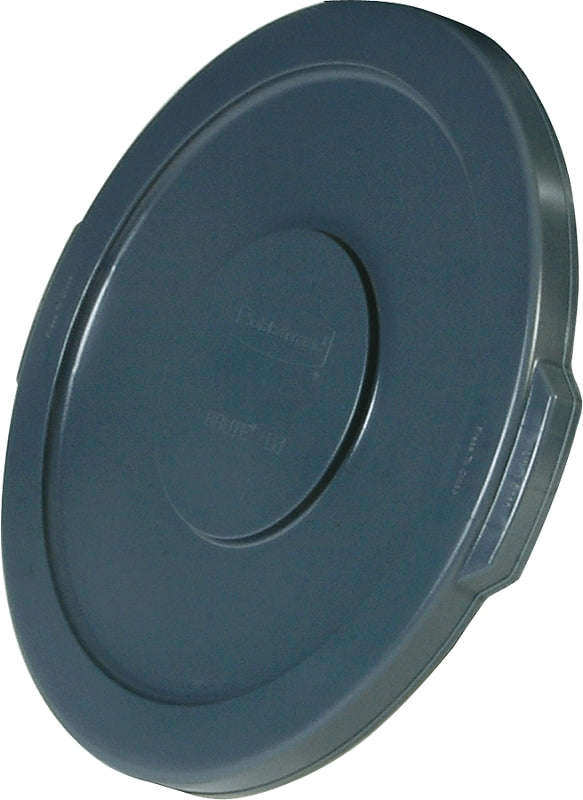 RUBBERMAID Rubbermaid FG265400GRAY Lid, 55 gal, Plastic, Gray, For: Brute #2655 55 gal Refuse Container
