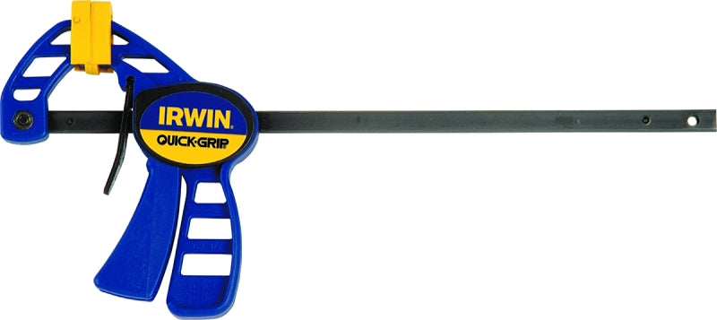 IRWIN Irwin 1964746 Bar Clamp, 4-1/4 in Max Opening Size, 1-3/16 in D Throat, Plastic Resin/Steel Body