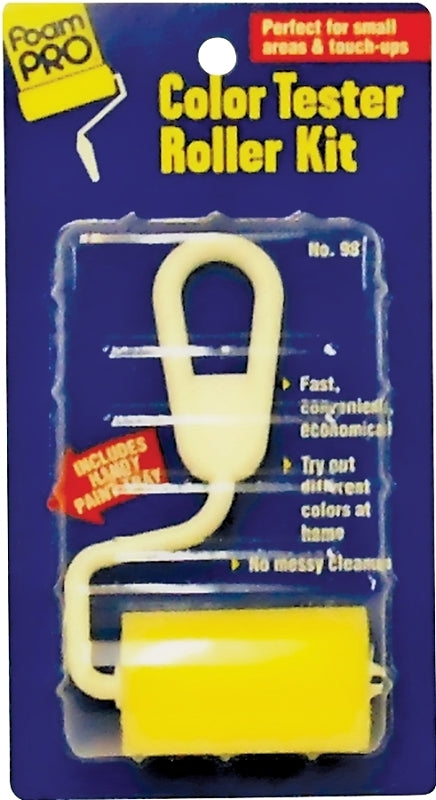 FOAMPRO Foampro 98 Color Tester Roller Kit, Plastic PAINT FOAMPRO