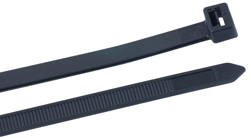 GB Gardner Bender 45-521UVB Cable Tie, 6/6 Nylon, Black, 21 in L, 10/PK ELECTRICAL GB