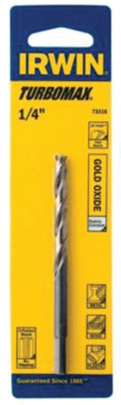 IRWIN Irwin 73311 Jobber Drill Bit, 11/64 in Dia, 3-1/4 in OAL, Spiral Flute, 11/64 in Dia Shank, 3-Flat Shank TOOLS IRWIN