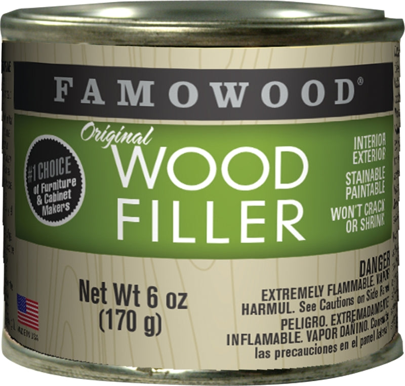 ECLECTIC PRODUCTS Famowood 36141122 Original Wood Filler, Paste, Mahogany, 6 oz Can PAINT ECLECTIC PRODUCTS