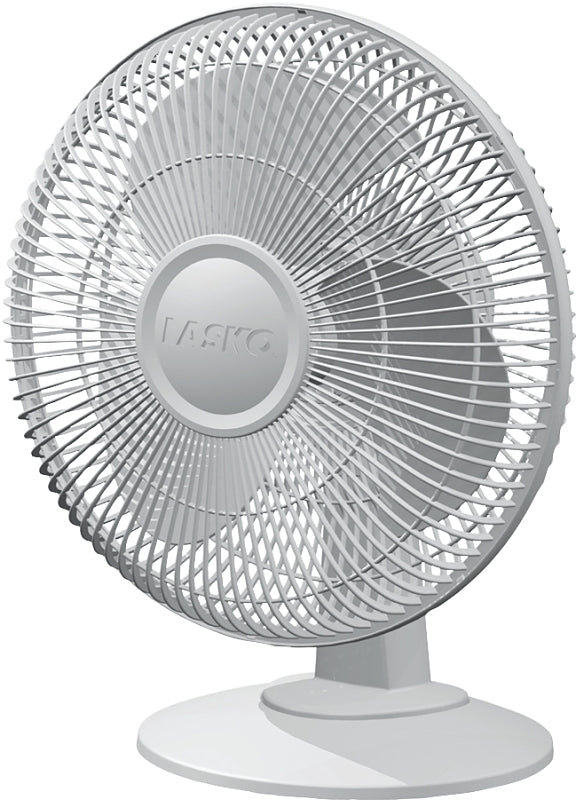 LASKO Lasko 2012 Table Fan, White, 12 in L x 14 in W x 16-1/2 in H Dimensions, 3-Speed
