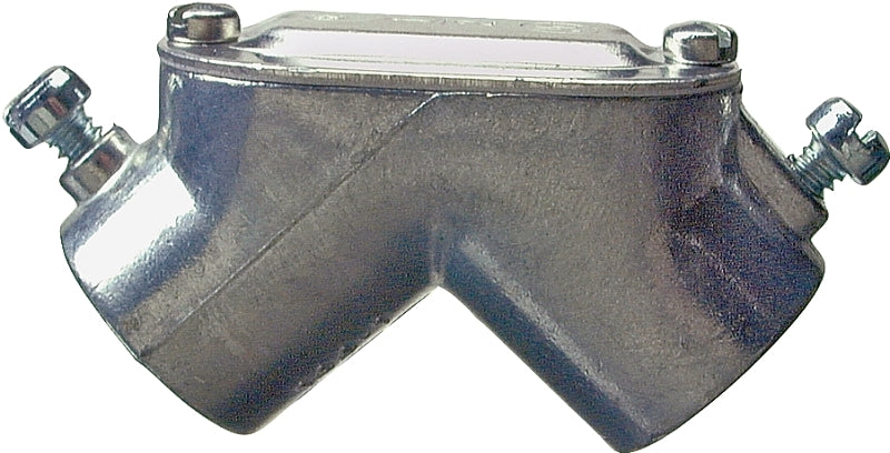 HALEX Halex 14405 EMT Set Screw Pull Elbow, 90 deg Angle, 1/2 in, Zinc, Each ELECTRICAL HALEX