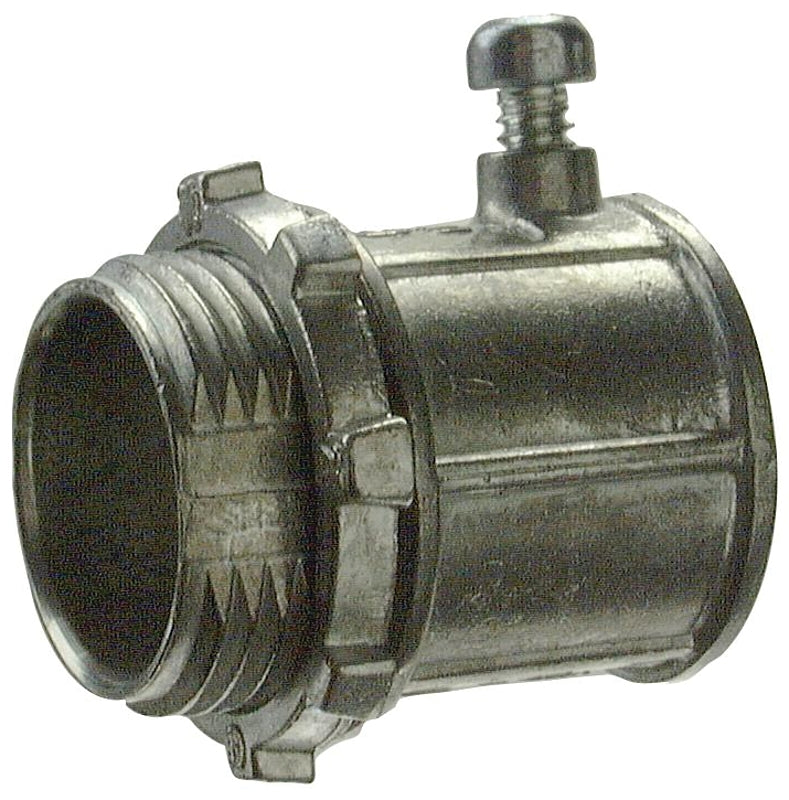 HALEX Halex 23212 EMT Connector, 3/4 in Set Screw, Zinc - 5/BAG ELECTRICAL HALEX