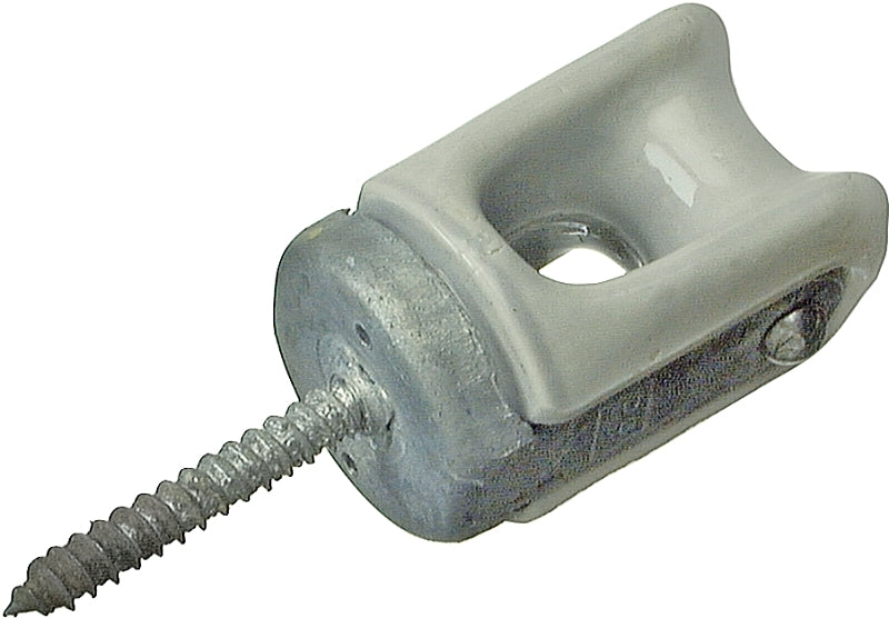HALEX Halex 60222 Service Entrance Heavy-Duty Wire Holder, Porcelain/Steel, Each