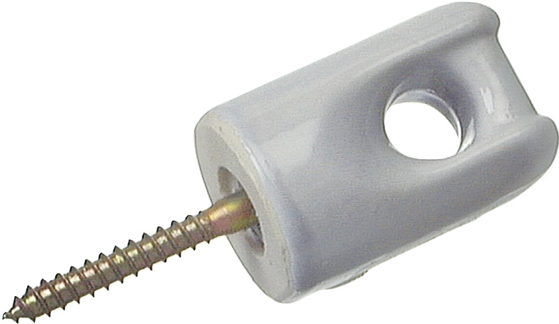 HALEX Halex 60416 Service Entrance Light-Duty Wire Holder, Porcelain/Steel, Each
