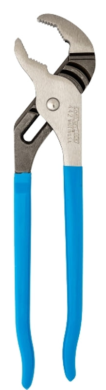 CHANNELLOCK Channellock 442 Tongue and Groove Plier, 12 in OAL, 2-1/4 in Jaw Opening, Blue Handle, Cushion-Grip Handle