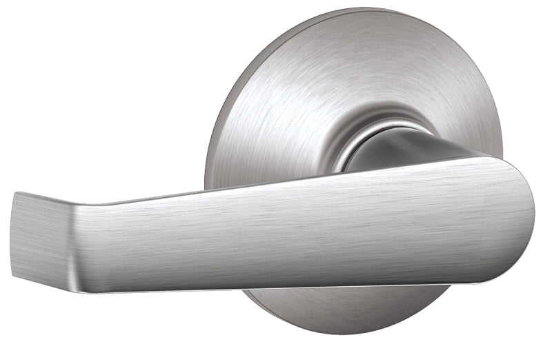SCHLAGE LOCK Schlage Elan Series F10CSVELA626 Passage Lever, Mechanical Lock, Satin Chrome, Metal, Residential, 2 Grade HARDWARE & FARM SUPPLIES SCHLAGE LOCK