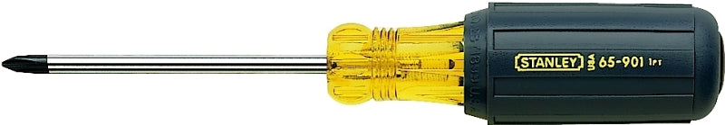 STANLEY STANLEY 65-901 Screwdriver, #1 Drive, Phillips Drive, 6-3/4 in OAL, 3 in L Shank, Vinyl Grip Handle