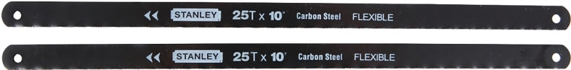 STANLEY STANLEY 15-904A Hacksaw Blade, 1/2 in W, 10 in L, 24 TPI, HCS Cutting Edge