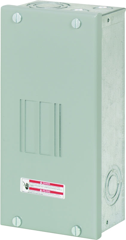 CUTLER-HAMMER Cutler-Hammer BR BR24L70SP Load Center, 70 A, 2 -Space, 4 -Circuit, Main Lug, NEMA 1 Enclosure, Surface Mounting
