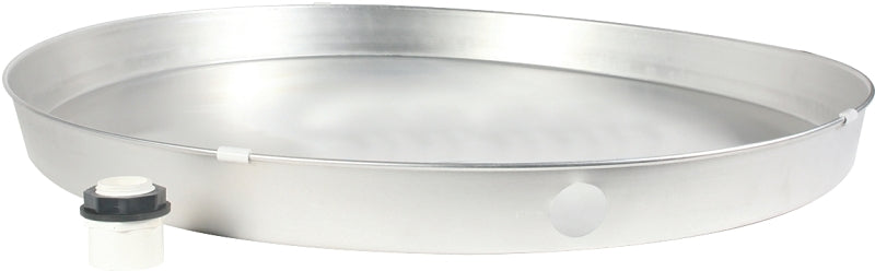 CAMCO USA Camco USA 20860 Recyclable Drain Pan, Aluminum, For: Gas or Electric Water Heaters, 30 in ID x 2-1/4 in D