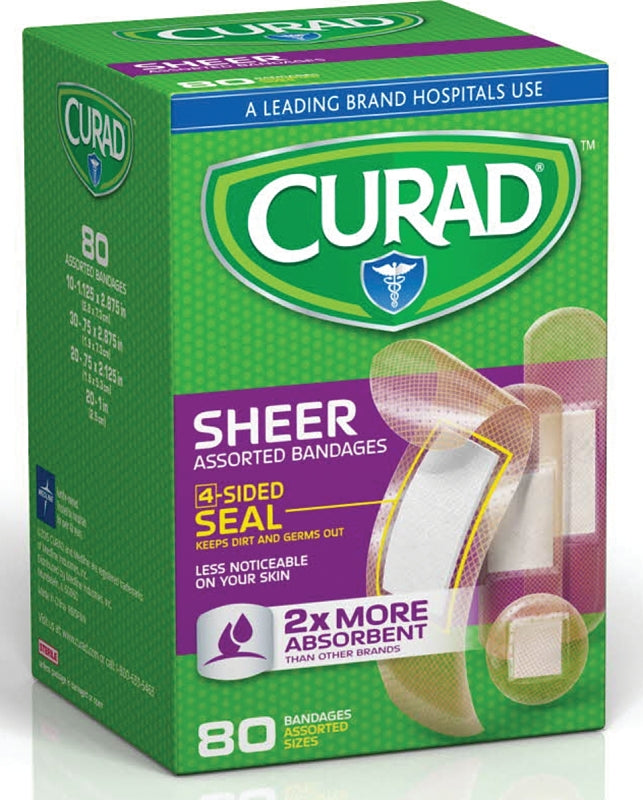 CURAD Curad CUR45243RB Adhesive Bandage, Fabric Bandage