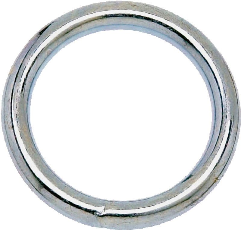 CAMPBELL CHAIN Campbell T7665042 Welded Ring, 200 lb Working Load, 1-1/2 in ID Dia Ring, #3 Chain, Steel, Nickel-Plated HARDWARE & FARM SUPPLIES CAMPBELL CHAIN