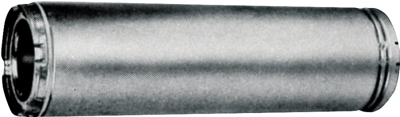 AMERICAN METAL AmeriVent 6HS-24 Chimney Pipe, 9 in OD, 24 in L, Galvanized Stainless Steel PLUMBING, HEATING & VENTILATION AMERICAN METAL