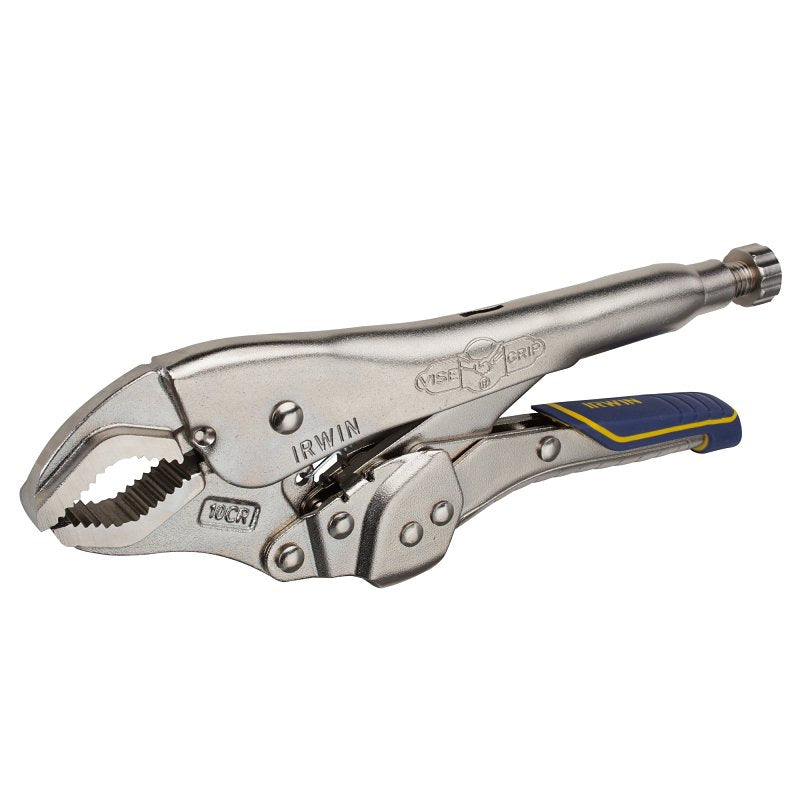 IRWIN Irwin Fast Release 11T Locking Pliers, 10 in OAL, 1-7/8 in Jaw Opening, Ergonomic Handle, 5/8 in W Jaw, 1-15/64 in L Jaw