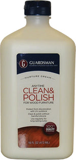 GUARDSMAN Guardsman 461500 Furniture Polish, 16 oz, Bottle, Beige, Liquid, Slight