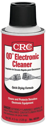 CRC INDUSTRIES CRC QD Series 05101 Electronic Cleaner, 4.5 oz, Liquid, Alcohol AUTOMOTIVE CRC INDUSTRIES