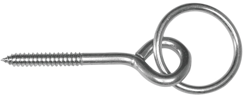 CAMPBELL CHAIN Campbell T7663550 Hitch Ring with Screw Eye Bolt, Steel, Zinc