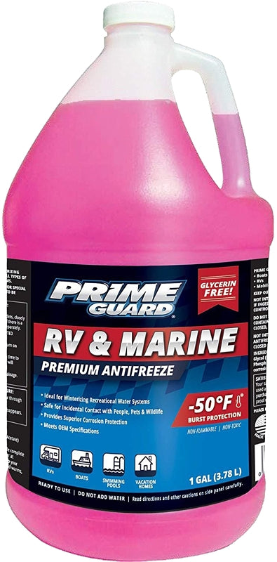 PRIME GAURD Prime Guard 95006 RV Anti-Freeze, 1 gal, Bottle, Clear/Red AUTOMOTIVE PRIME GAURD