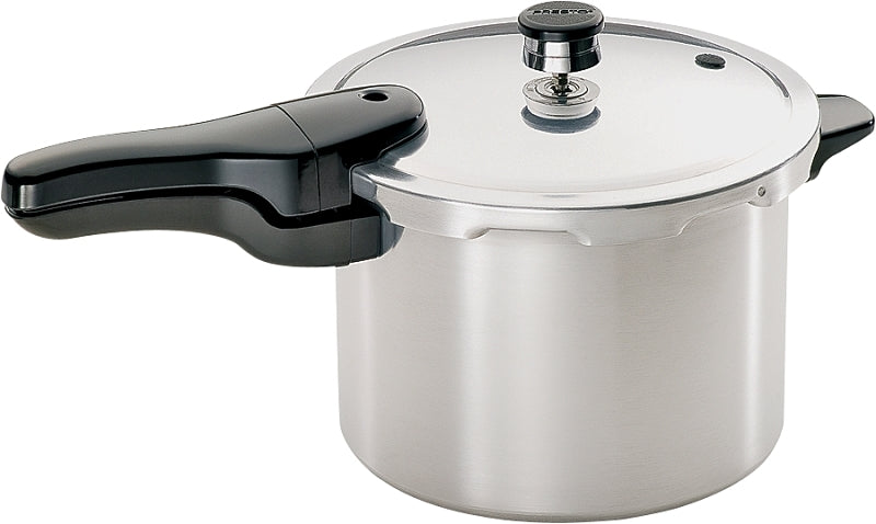 NATIONAL PRESTO Presto 01264 Pressure Cooker, 6 qt, Aluminum, 8-9/16 in H HOUSEWARES NATIONAL PRESTO