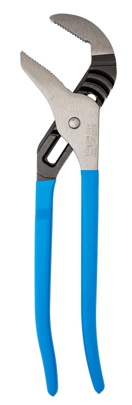 CHANNELLOCK Channellock 460 Tongue and Groove Plier, 16-1/2 in OAL, 3-3/4 in Jaw Opening, Blue Handle, Cushion-Grip Handle