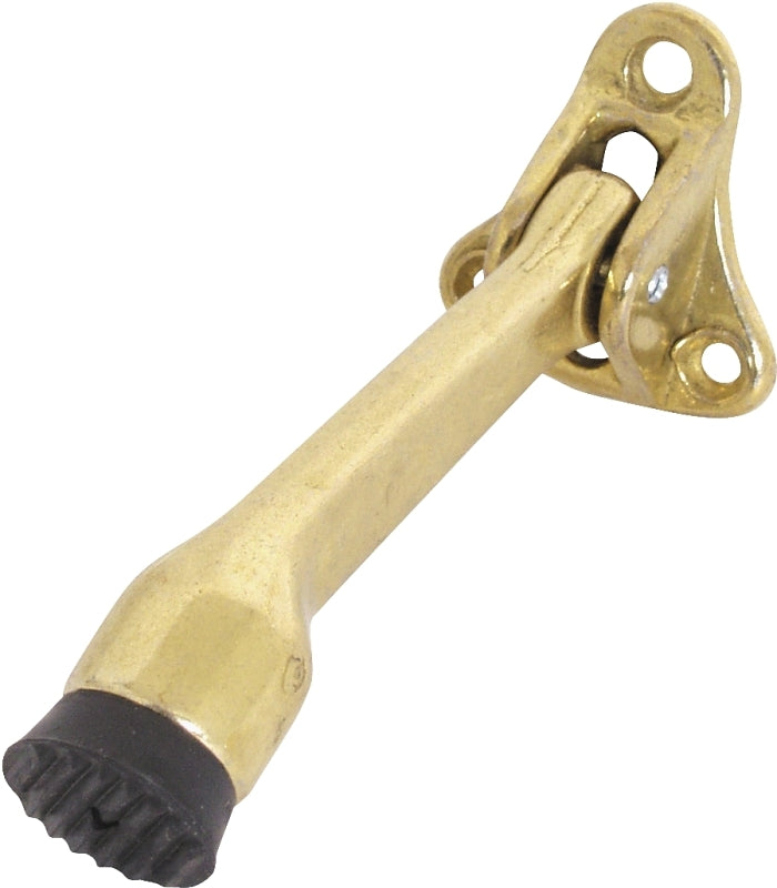 SCHLAGE BUILDERS HARDWARE Schlage SP455A3 Door Holder, 4 in H, Aluminum, Brass HARDWARE & FARM SUPPLIES SCHLAGE BUILDERS HARDWARE