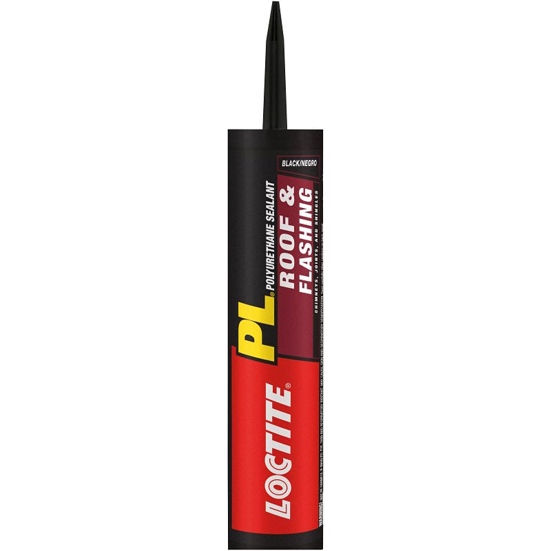 LOCTITE Loctite PL S30 Series 1618181 Roof and Flashing Sealant, Black, Paste, 10 fl-oz Cartridge PAINT LOCTITE