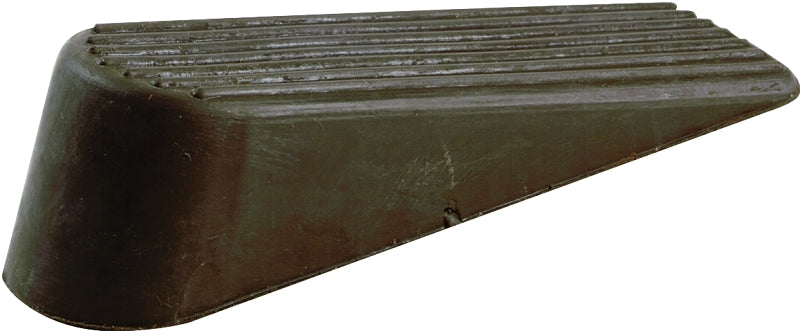 SHEPHERD Shepherd Hardware 9132 Wedge Door Stop, Brown, Rubber, 2/PK HARDWARE & FARM SUPPLIES SHEPHERD